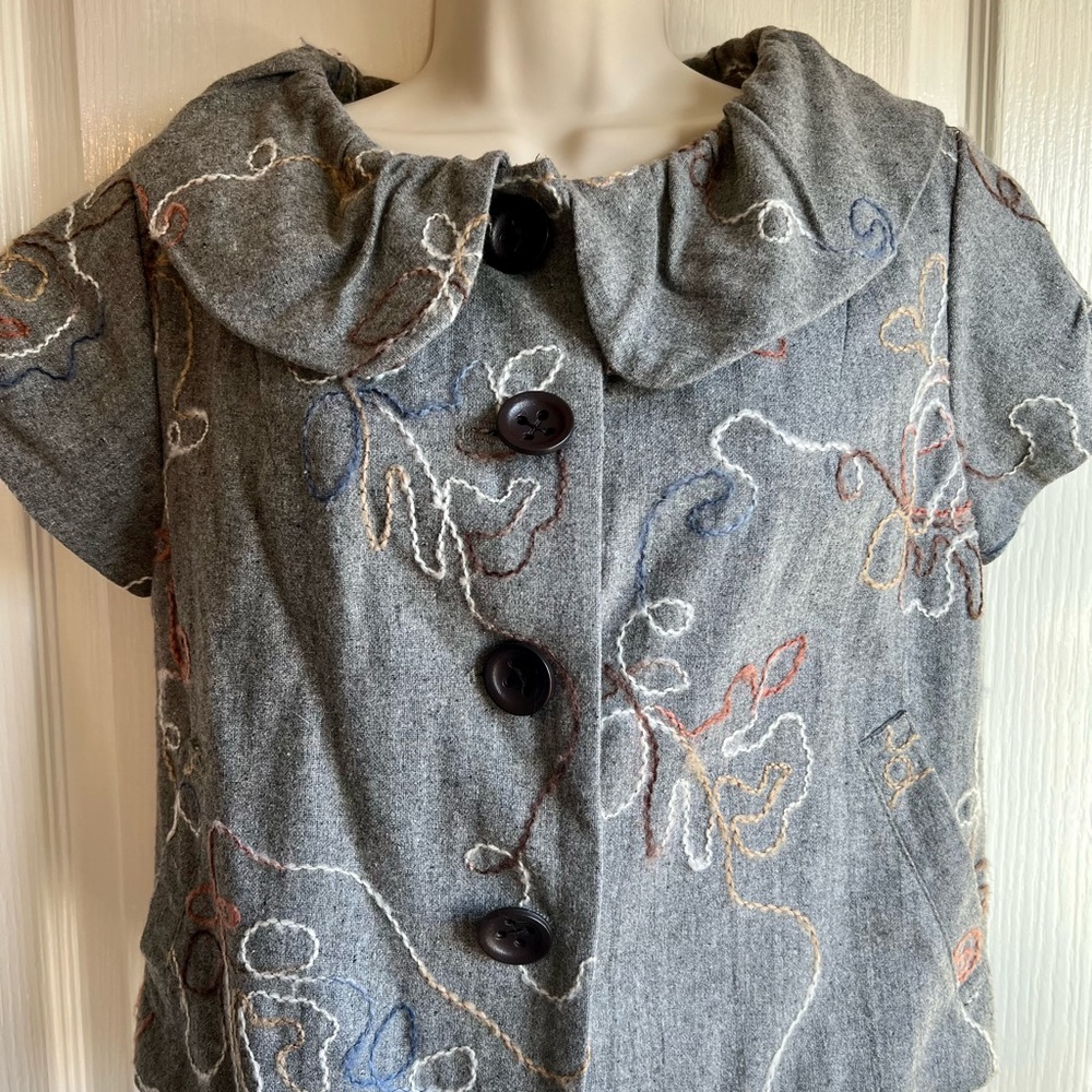 Anthropologie Double Stitch Jacket/Shrug